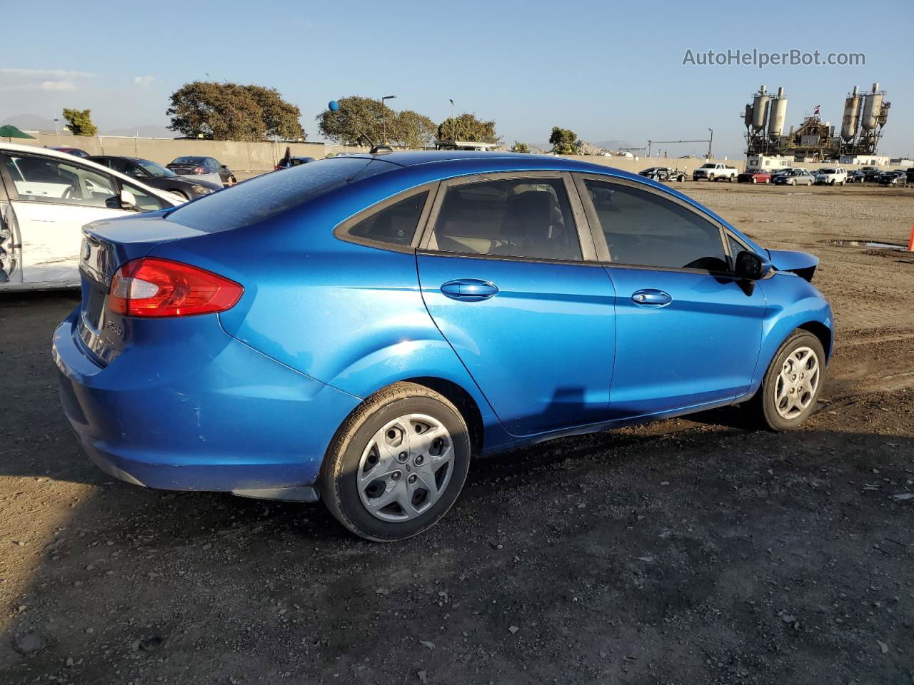 2011 Ford Fiesta S Blue vin: 3FADP4AJ4BM119266