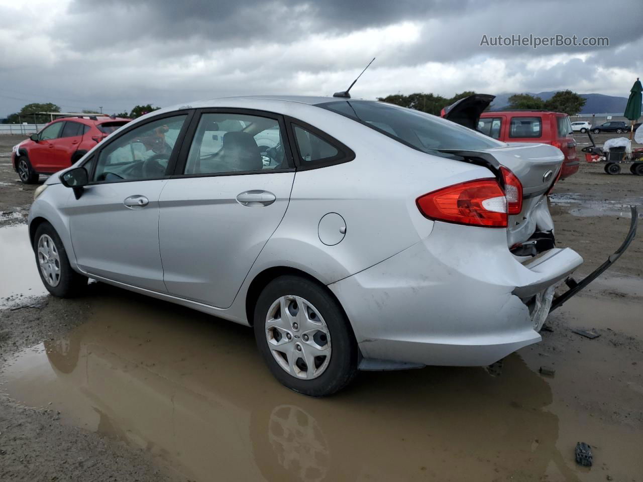 2011 Ford Fiesta S Silver vin: 3FADP4AJ4BM154504