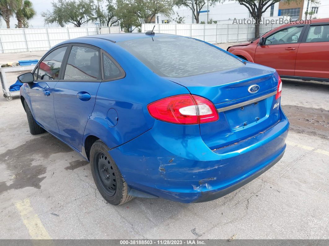 2011 Ford Fiesta S Blue vin: 3FADP4AJ4BM204866