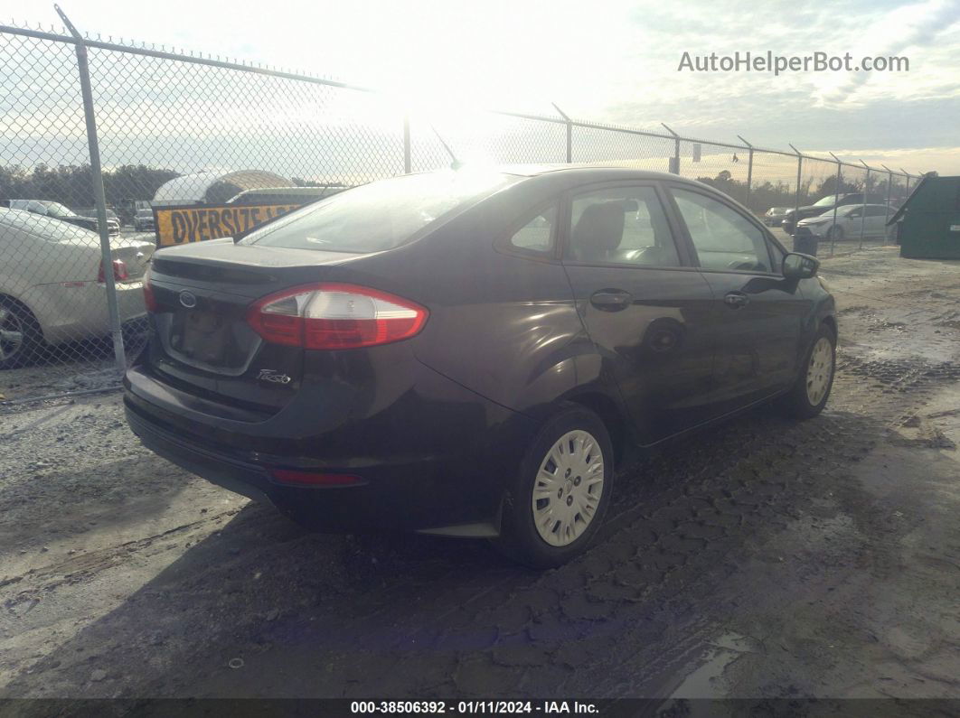 2015 Ford Fiesta S Black vin: 3FADP4AJ4FM100500