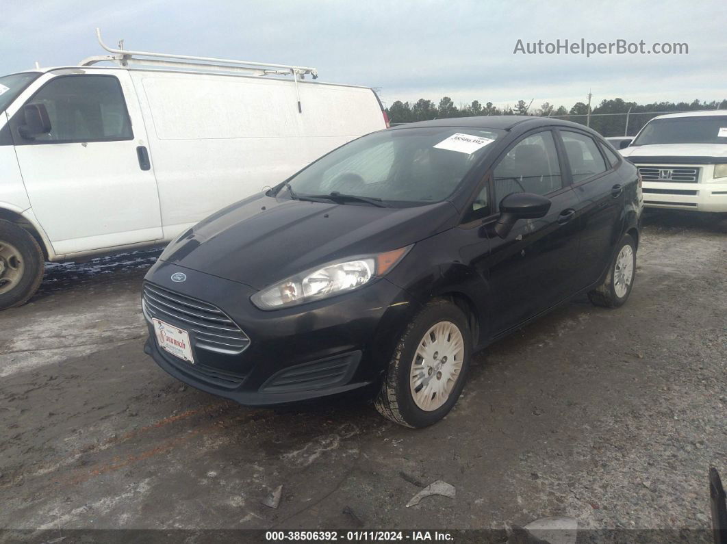 2015 Ford Fiesta S Black vin: 3FADP4AJ4FM100500