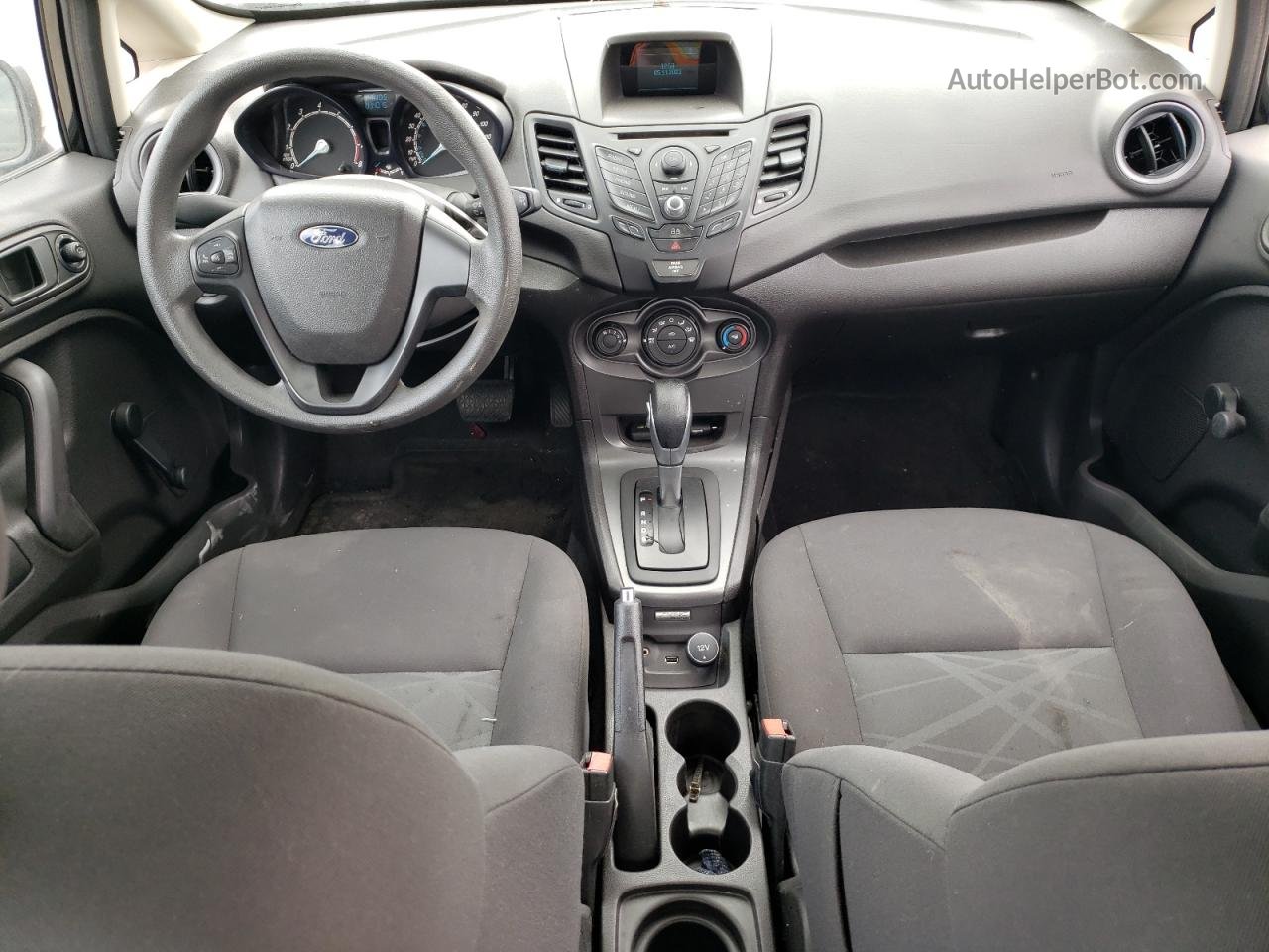 2015 Ford Fiesta S Черный vin: 3FADP4AJ4FM144710