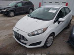 2015 Ford Fiesta S White vin: 3FADP4AJ4FM203013