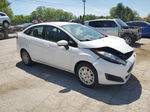 2015 Ford Fiesta S White vin: 3FADP4AJ4FM203111