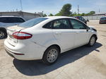 2015 Ford Fiesta S White vin: 3FADP4AJ4FM203111