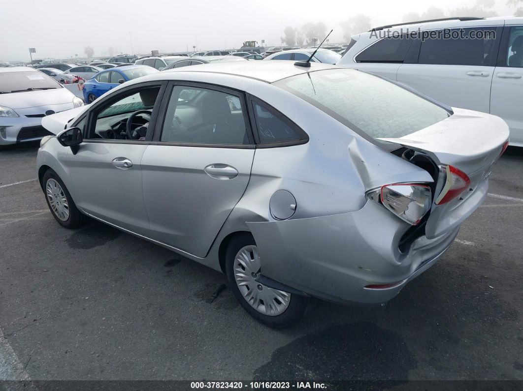 2016 Ford Fiesta S Silver vin: 3FADP4AJ4GM139105