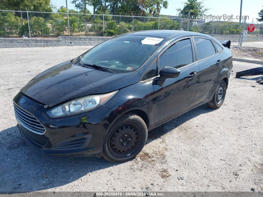 2017 Ford Fiesta S Black vin: 3FADP4AJ4HM114805