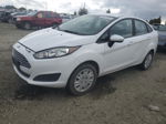 2017 Ford Fiesta S White vin: 3FADP4AJ4HM143298