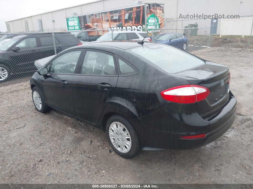 2017 Ford Fiesta S Black vin: 3FADP4AJ4HM165818