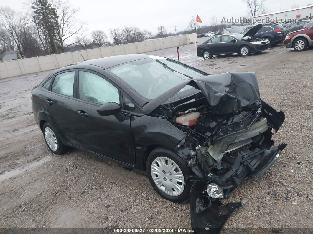 2017 Ford Fiesta S Black vin: 3FADP4AJ4HM165818