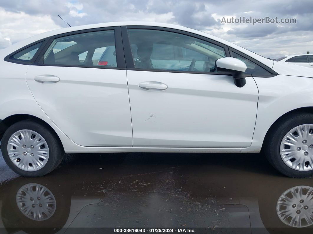 2019 Ford Fiesta S White vin: 3FADP4AJ4KM117064