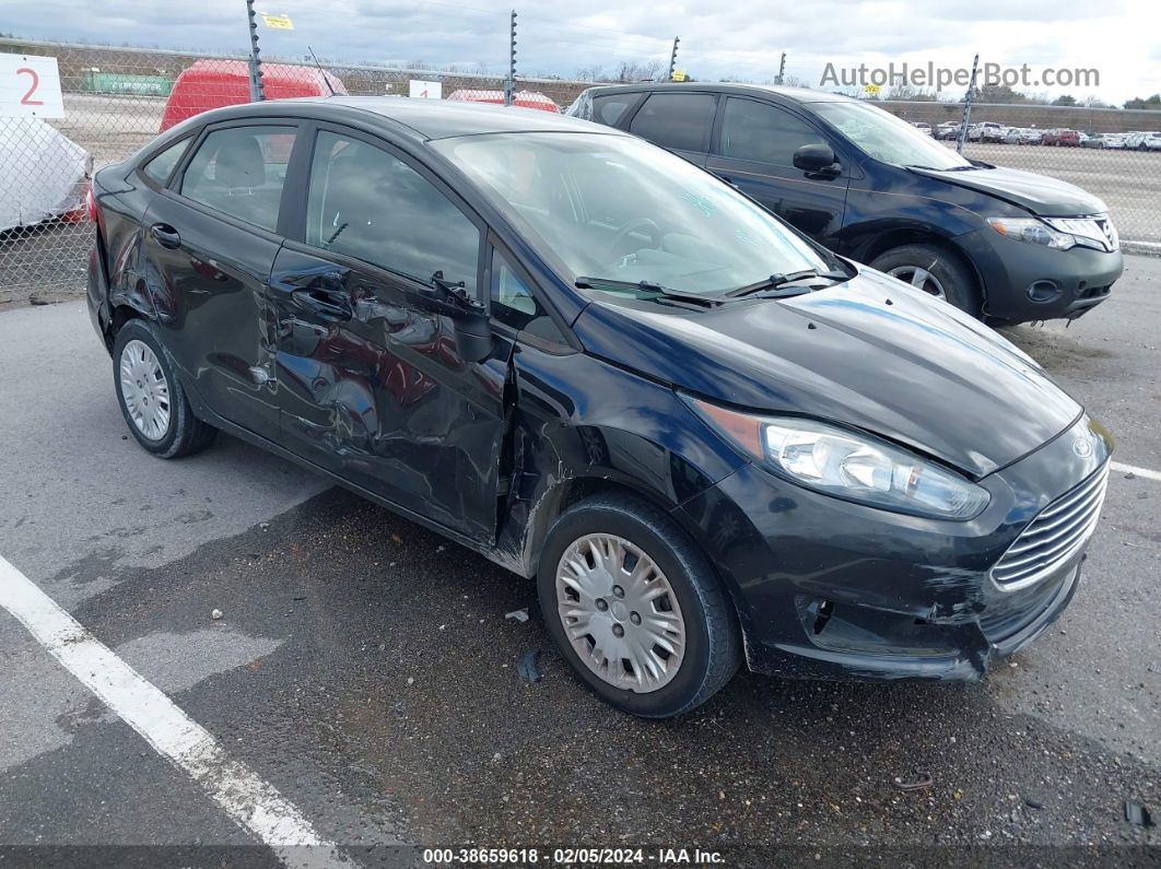 2019 Ford Fiesta S Black vin: 3FADP4AJ4KM125889