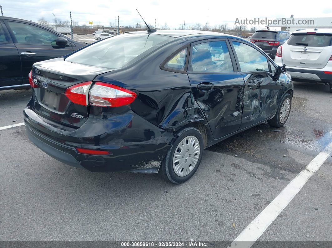 2019 Ford Fiesta S Black vin: 3FADP4AJ4KM125889