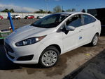 2019 Ford Fiesta S White vin: 3FADP4AJ4KM135516