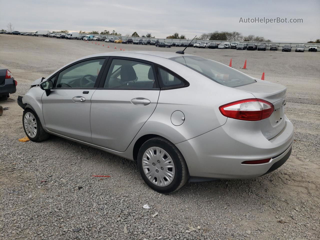 2019 Ford Fiesta S Silver vin: 3FADP4AJ4KM146029