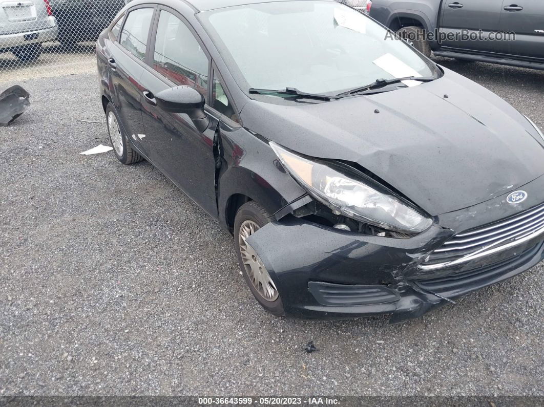 2015 Ford Fiesta S Black vin: 3FADP4AJ5FM175089