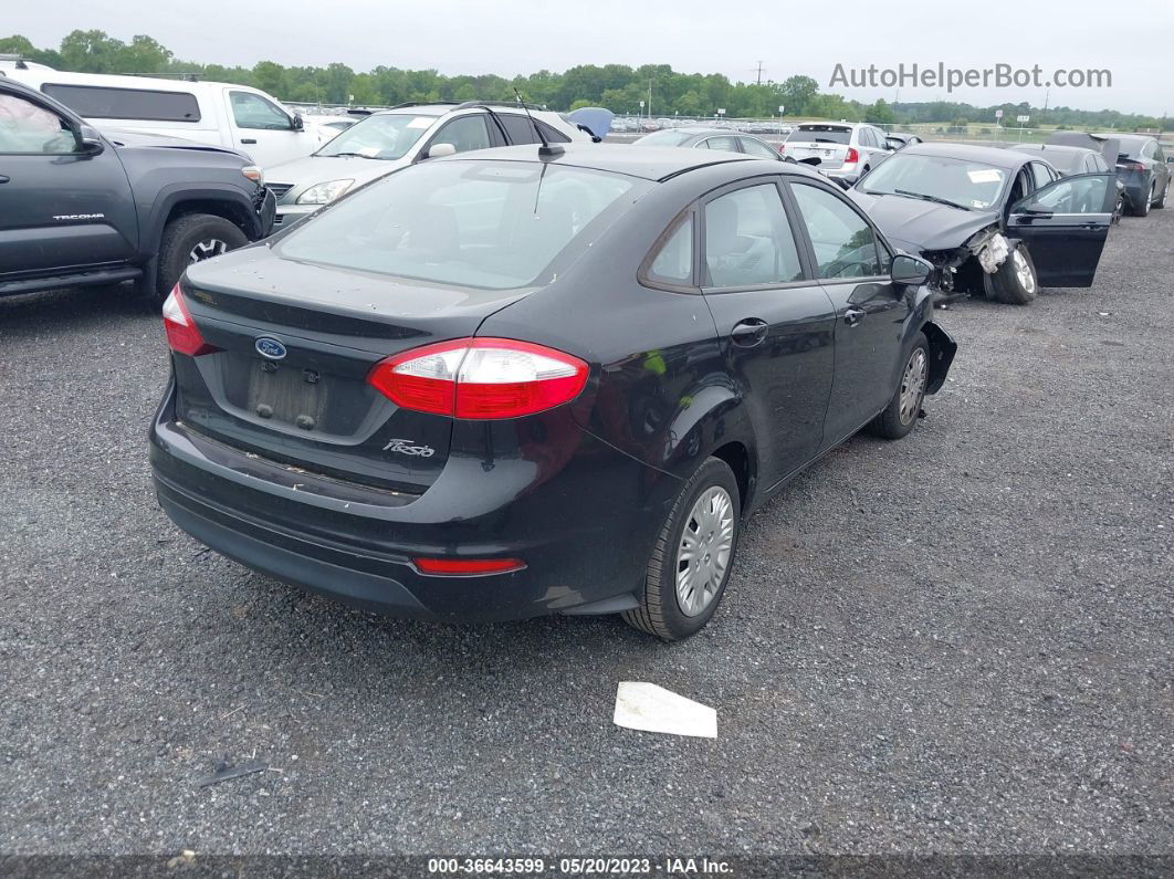 2015 Ford Fiesta S Black vin: 3FADP4AJ5FM175089