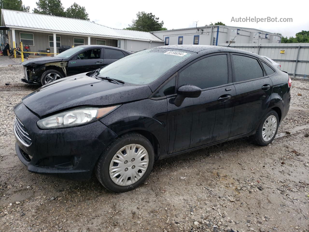 2016 Ford Fiesta S Black vin: 3FADP4AJ5GM126511