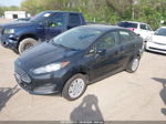 2017 Ford Fiesta S Черный vin: 3FADP4AJ5HM112691