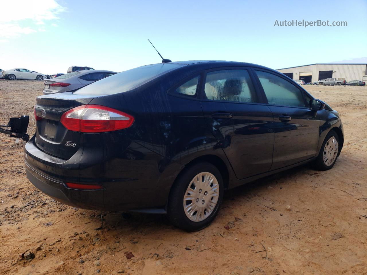 2017 Ford Fiesta S Black vin: 3FADP4AJ5HM170896