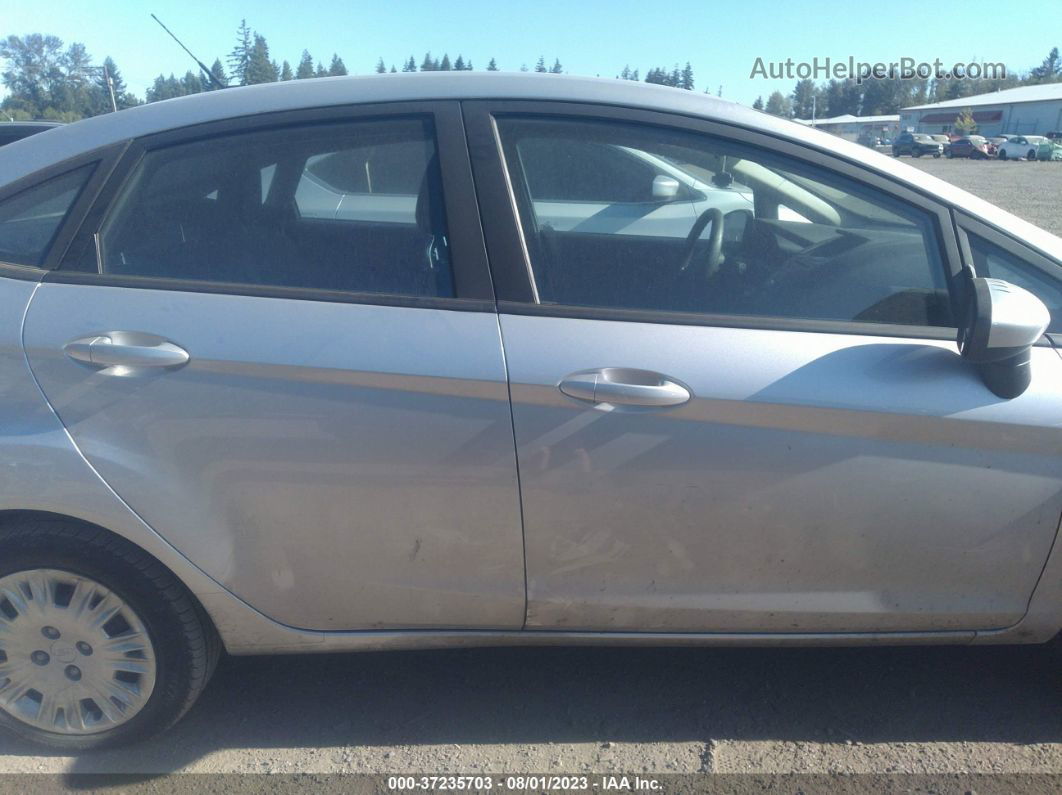 2019 Ford Fiesta S Silver vin: 3FADP4AJ5KM141342