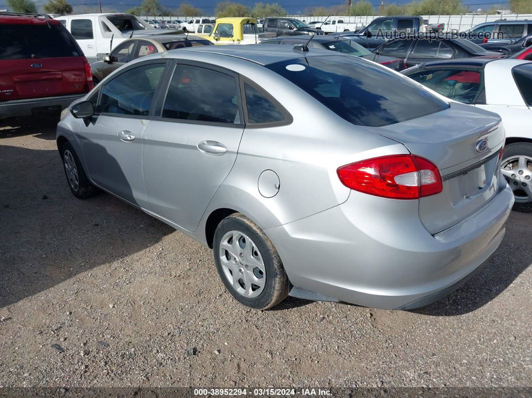 2011 Ford Fiesta S Silver vin: 3FADP4AJ6BM135694