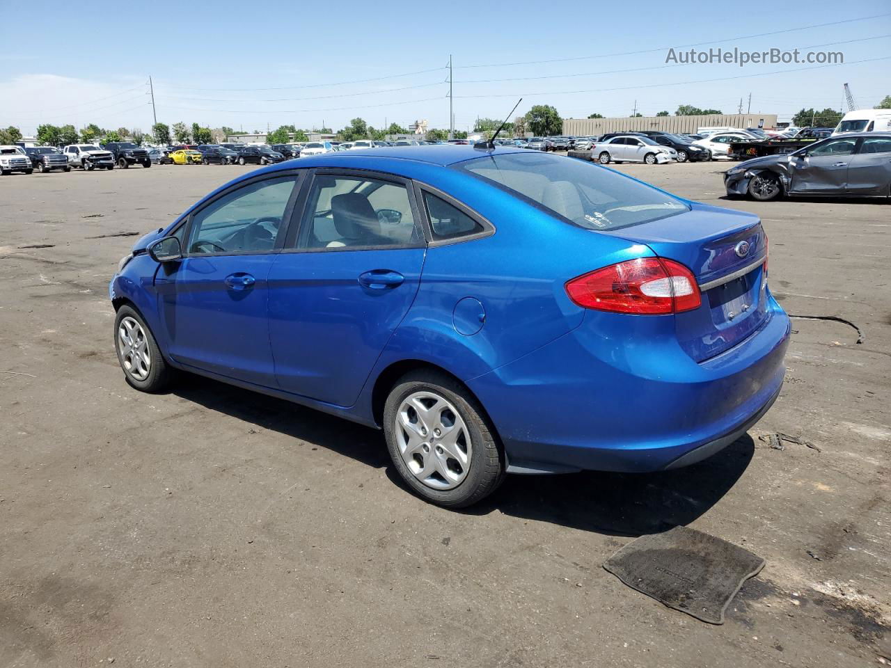 2011 Ford Fiesta S Blue vin: 3FADP4AJ6BM167576