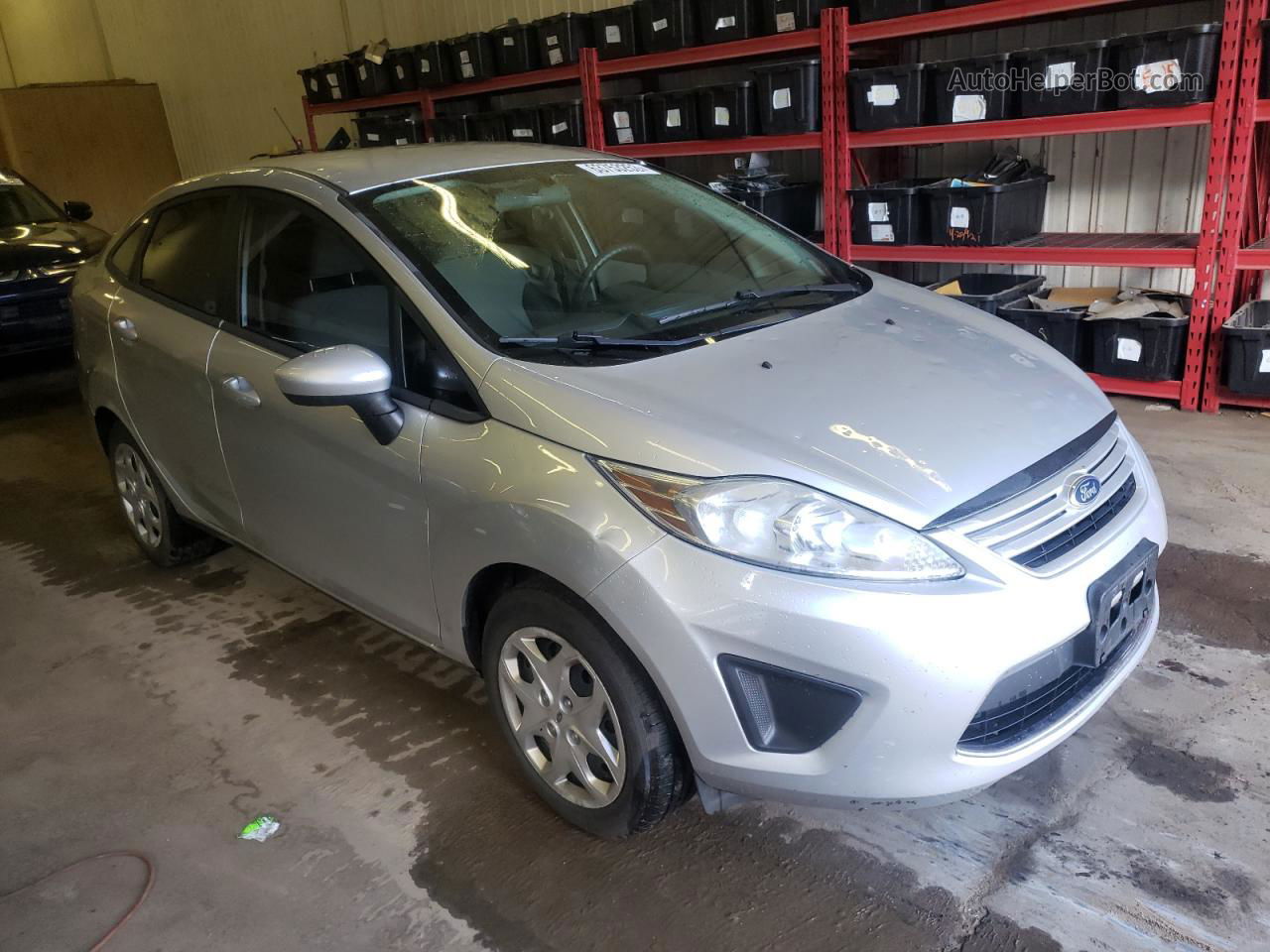 2011 Ford Fiesta S Silver vin: 3FADP4AJ6BM238694