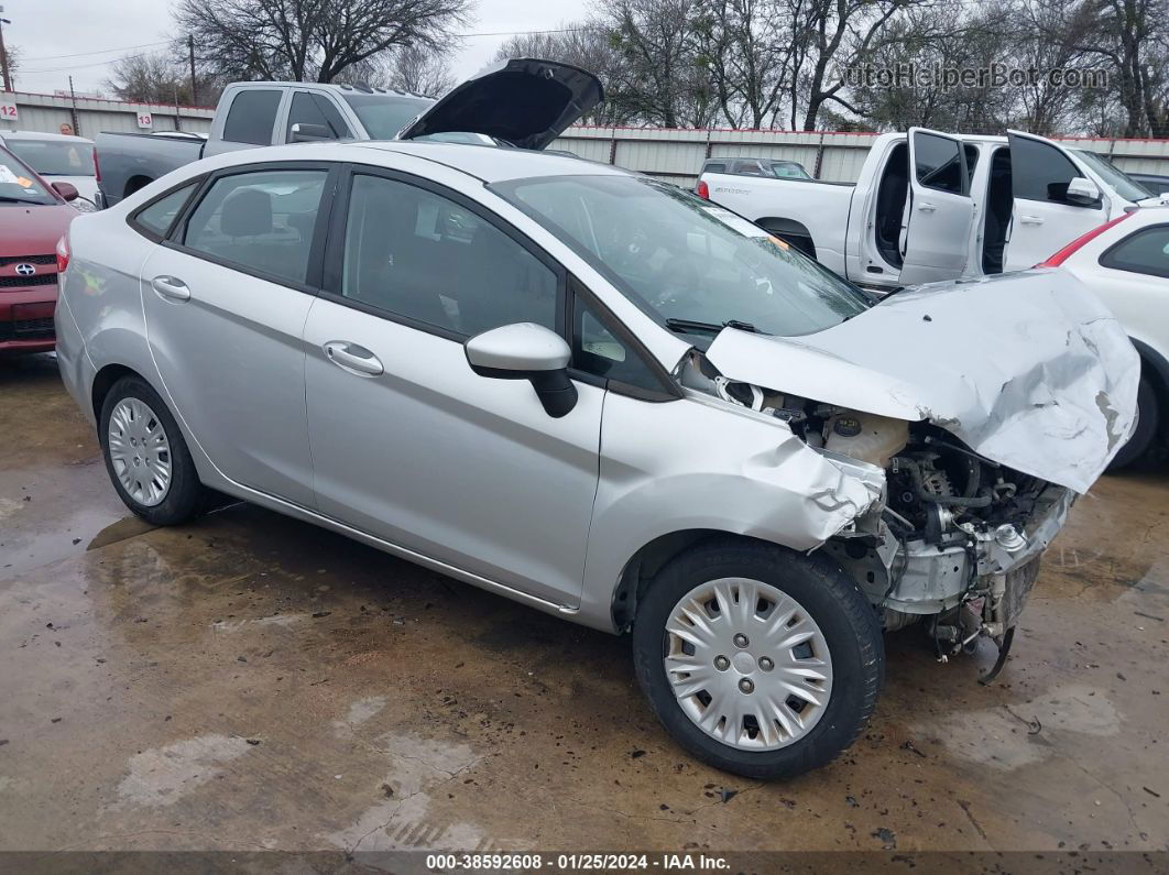 2015 Ford Fiesta S Silver vin: 3FADP4AJ6FM114737