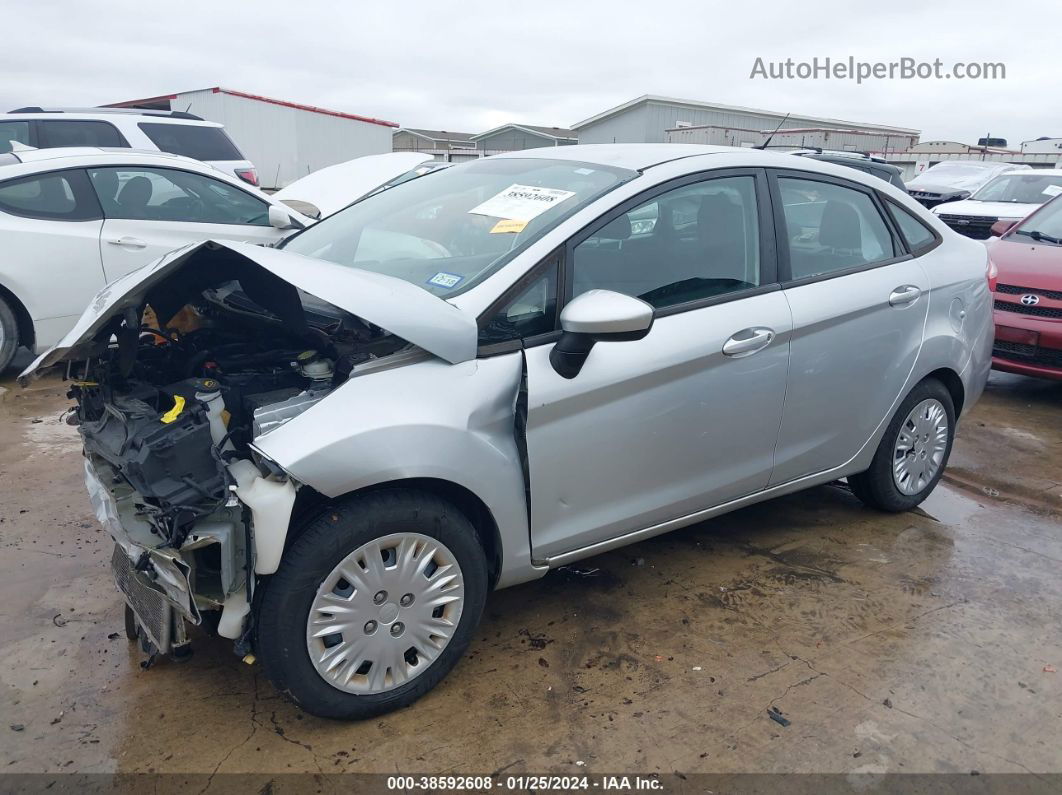 2015 Ford Fiesta S Silver vin: 3FADP4AJ6FM114737