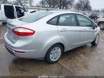 2015 Ford Fiesta S Silver vin: 3FADP4AJ6FM114737