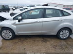 2015 Ford Fiesta S Silver vin: 3FADP4AJ6FM114737