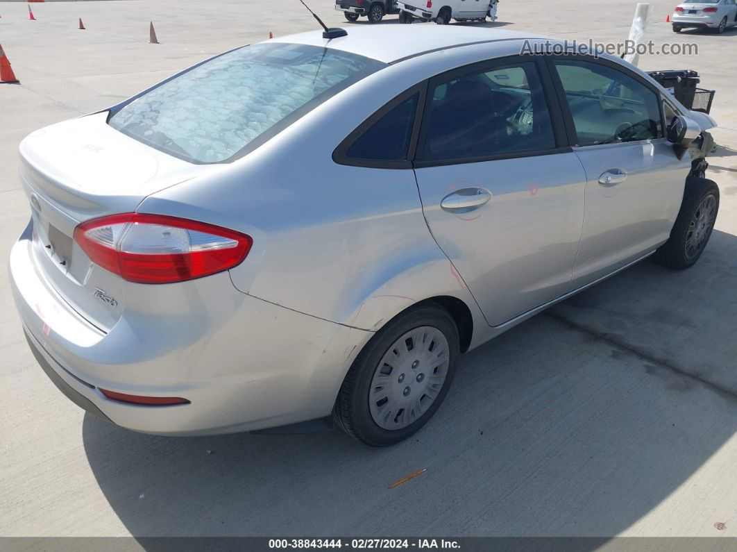 2015 Ford Fiesta S Gray vin: 3FADP4AJ6FM171990