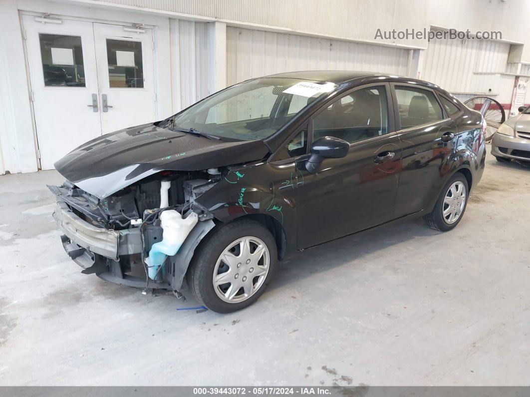 2015 Ford Fiesta S Черный vin: 3FADP4AJ6FM223425