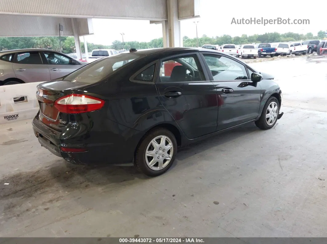 2015 Ford Fiesta S Черный vin: 3FADP4AJ6FM223425