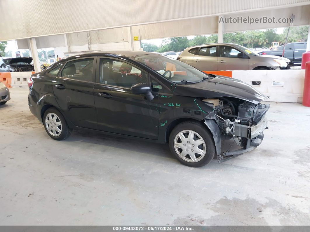 2015 Ford Fiesta S Black vin: 3FADP4AJ6FM223425