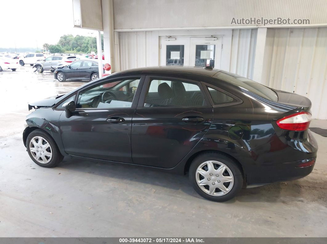 2015 Ford Fiesta S Black vin: 3FADP4AJ6FM223425