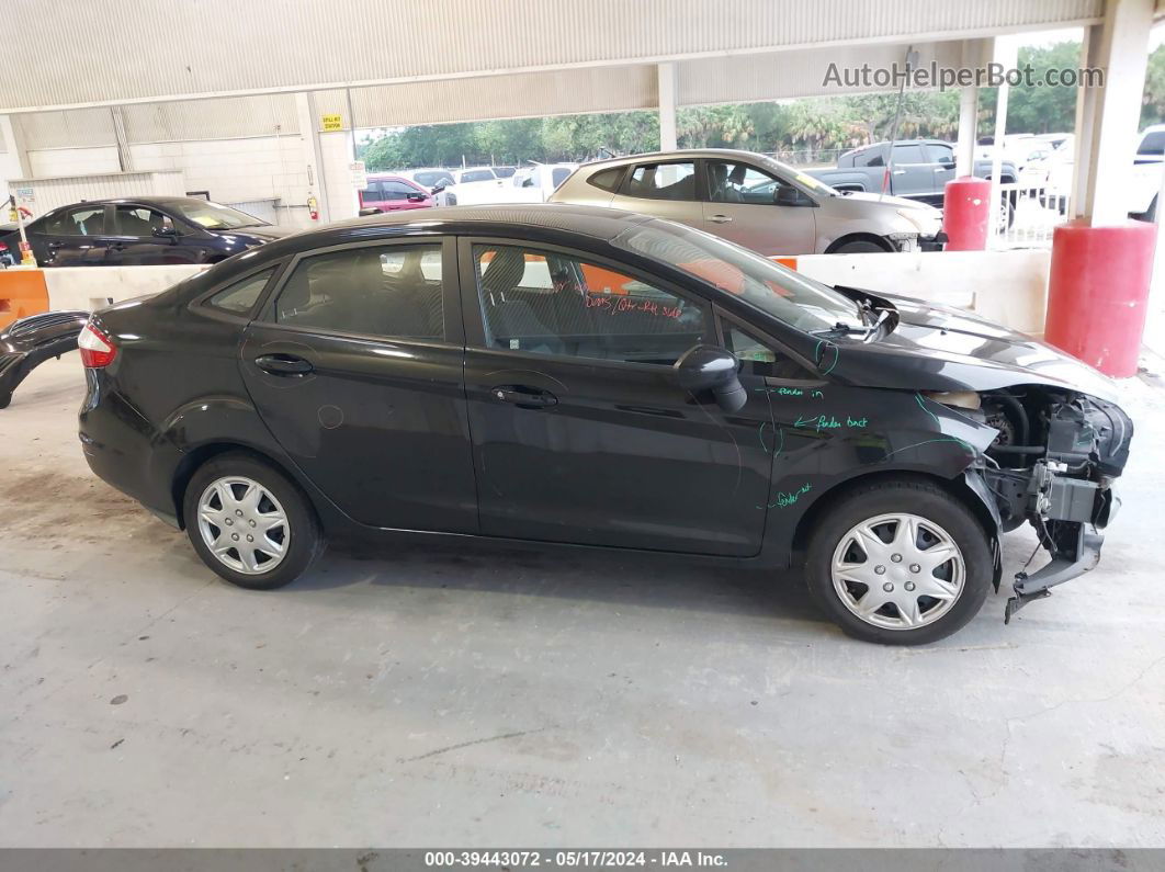 2015 Ford Fiesta S Black vin: 3FADP4AJ6FM223425