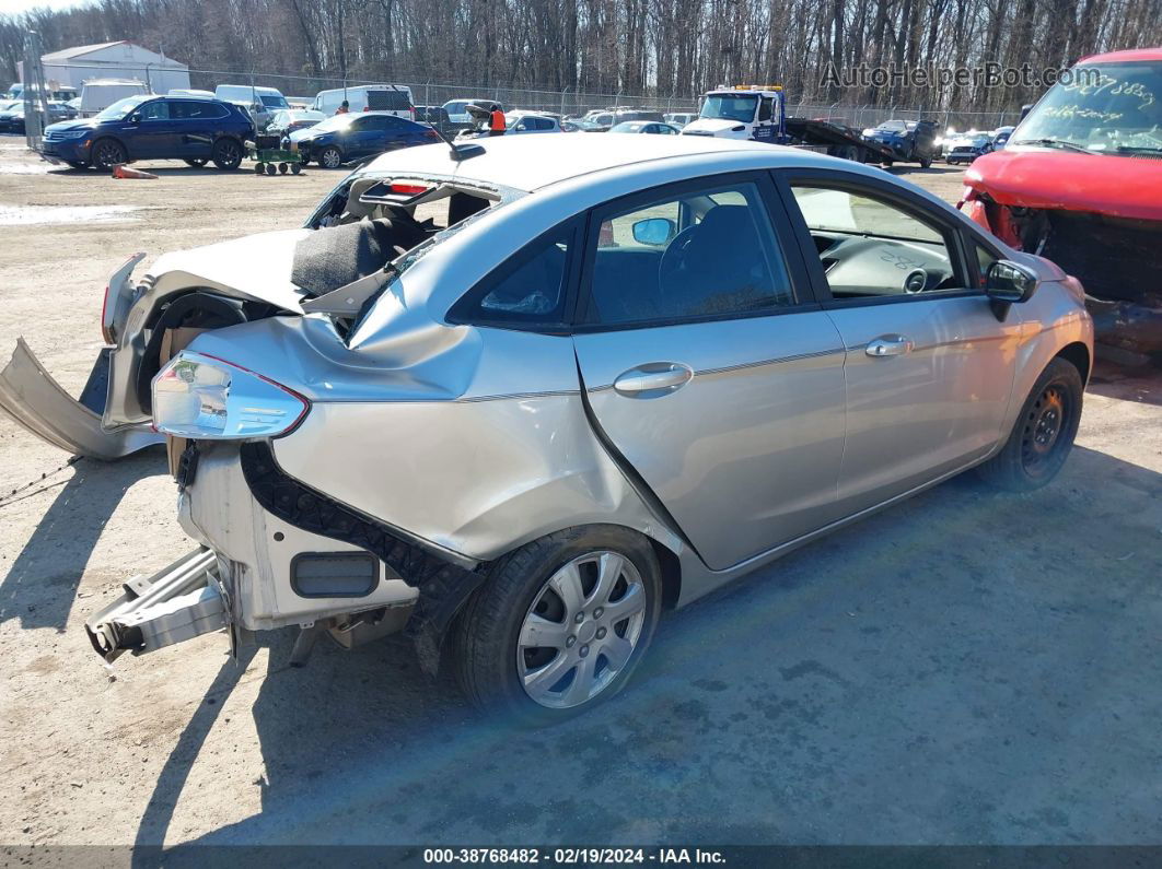 2015 Ford Fiesta S Silver vin: 3FADP4AJ6FM223764