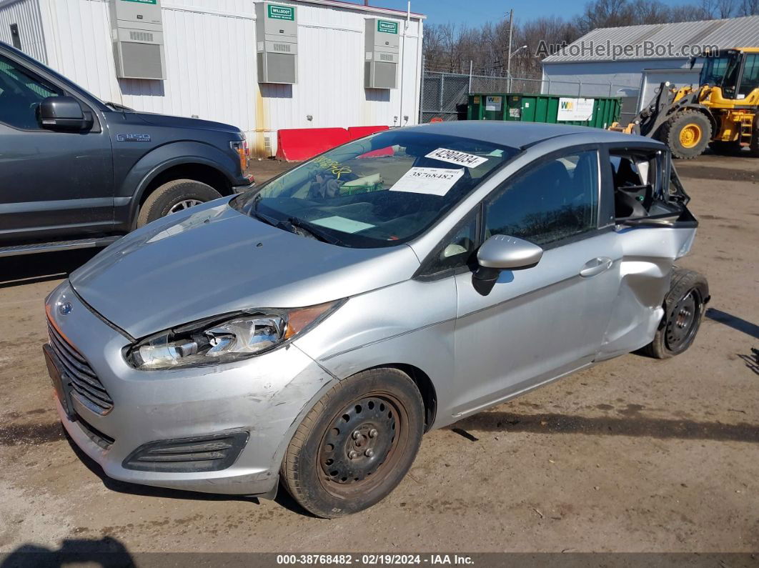 2015 Ford Fiesta S Silver vin: 3FADP4AJ6FM223764