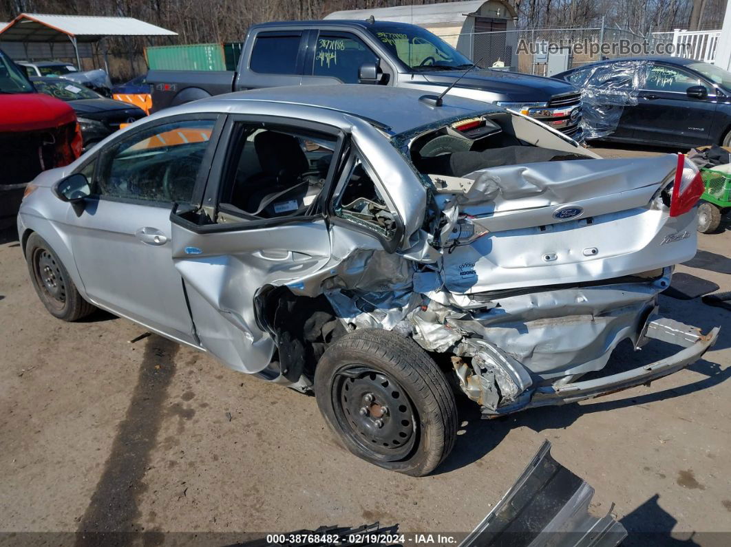 2015 Ford Fiesta S Silver vin: 3FADP4AJ6FM223764