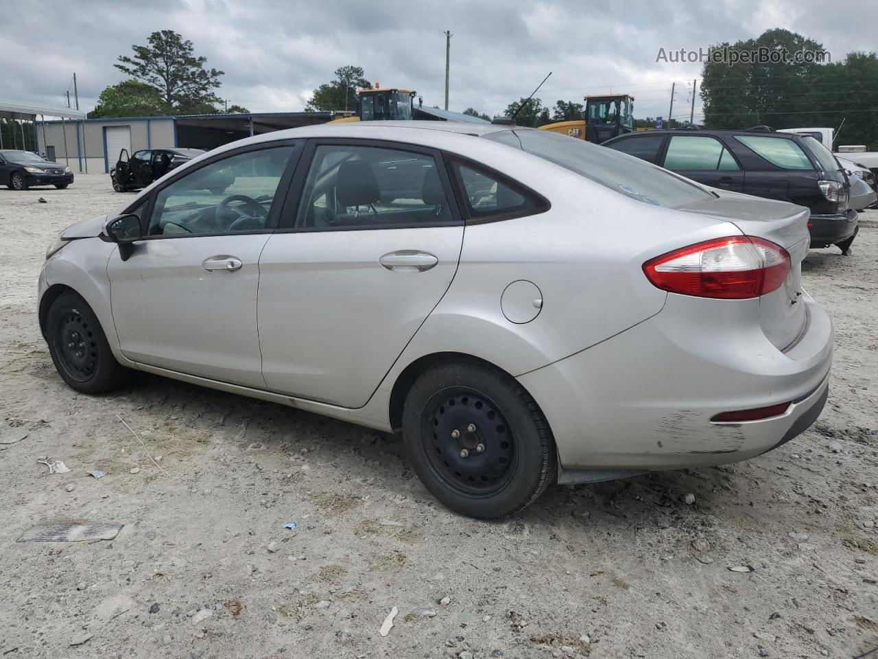 2016 Ford Fiesta S Silver vin: 3FADP4AJ6GM113914