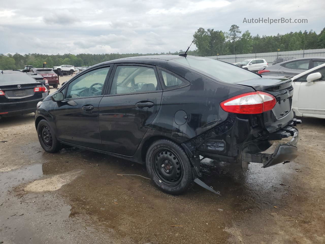 2016 Ford Fiesta S Black vin: 3FADP4AJ6GM178911