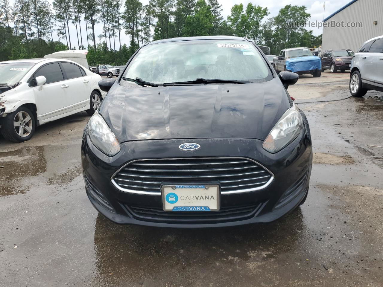 2016 Ford Fiesta S Black vin: 3FADP4AJ6GM178911