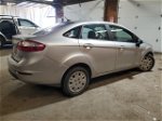 2017 Ford Fiesta S Silver vin: 3FADP4AJ6HM117561