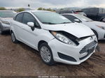 2017 Ford Fiesta S White vin: 3FADP4AJ6HM135204