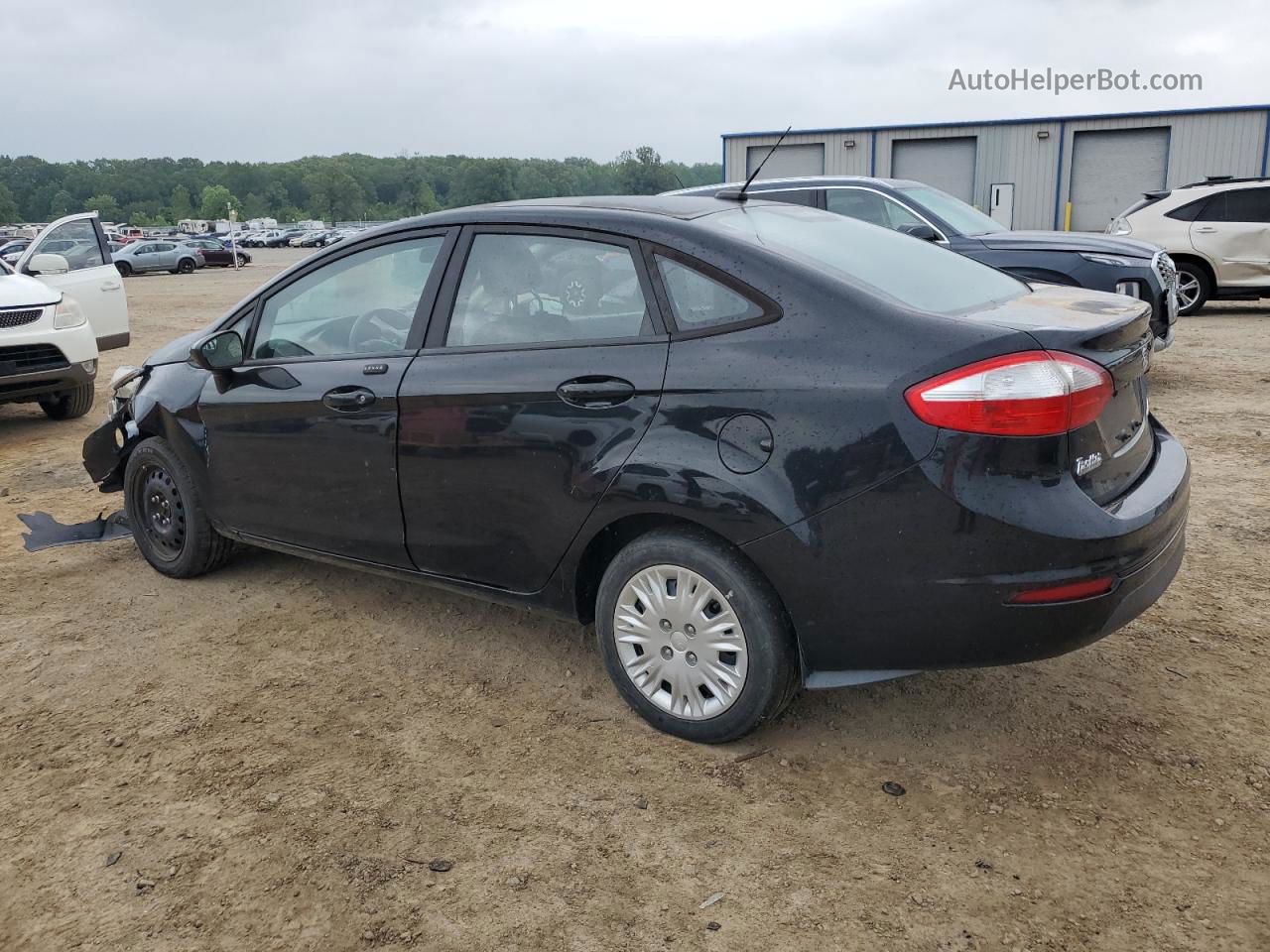 2017 Ford Fiesta S Black vin: 3FADP4AJ6HM155694