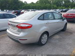 2015 Ford Fiesta S Silver vin: 3FADP4AJ7FM121146