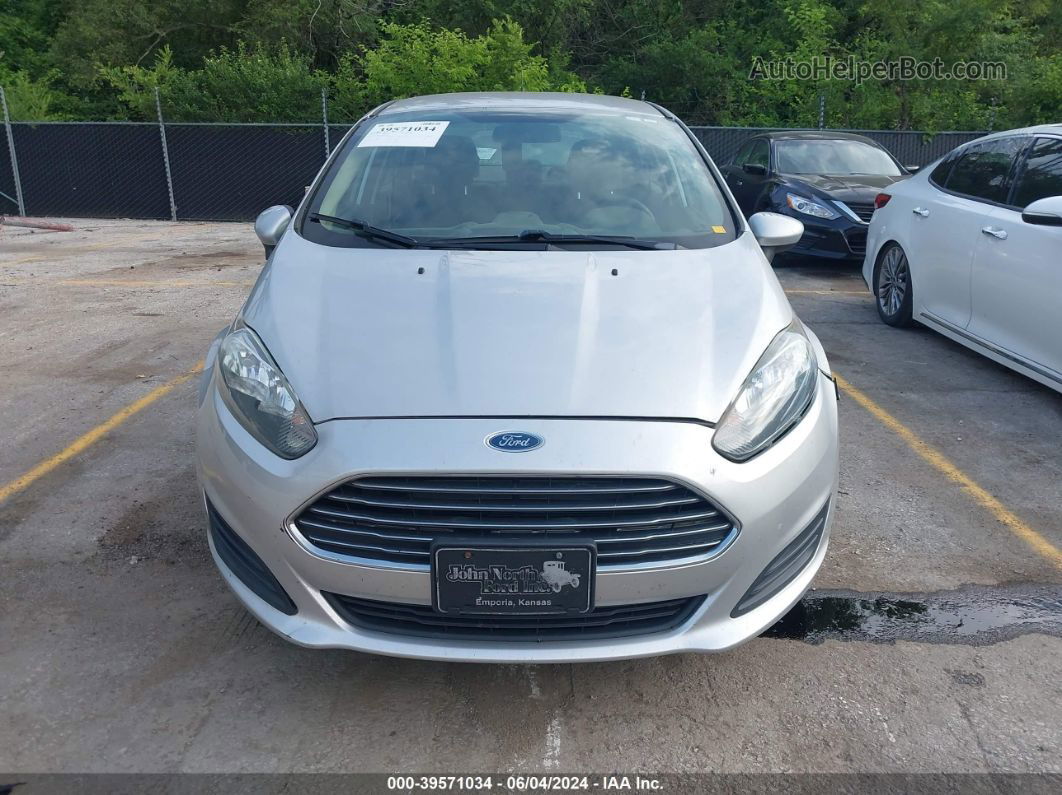 2015 Ford Fiesta S Silver vin: 3FADP4AJ7FM121146