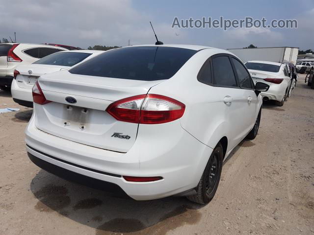 2015 Ford Fiesta S White vin: 3FADP4AJ7FM141512